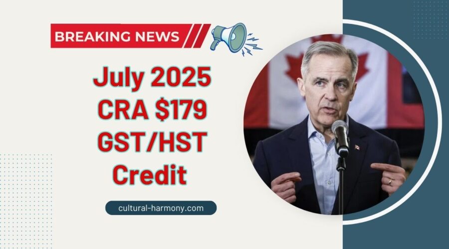 July 2025 CRA $179 GST/HST Credit – Payment Amounts By Province Explained