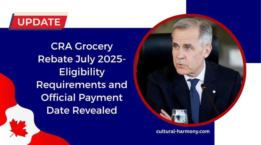 CRA Grocery Rebate July 2025- Eligibility Requirements and Official Payment Date Revealed