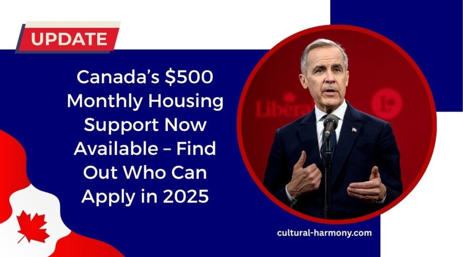 Canada’s $500 Monthly Housing Support Now Available – Find Out Who Can Apply in 2025