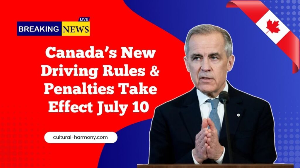Canada’s New Driving Rules & Penalties Take Effect July 10 — What Drivers Need To Know