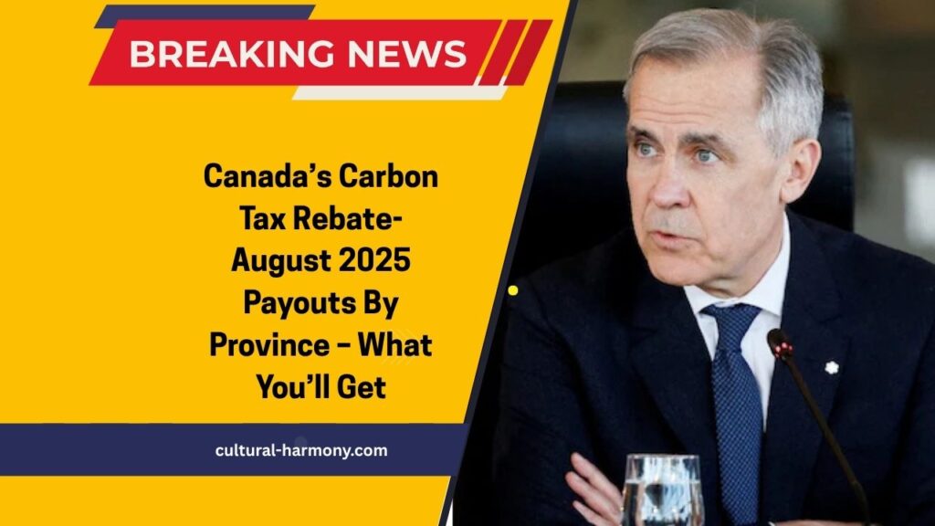 Canada’s Carbon Tax Rebate- August 2025 Payouts By Province – What You’ll Get